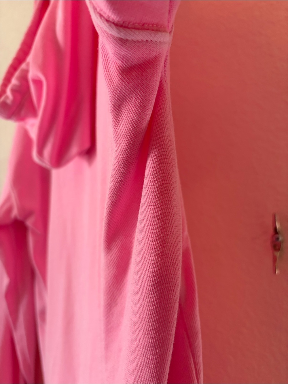 Old Navy Pink V-Neck Hooded Lightweight Tunic Length Pullover Hoodie size small - Picture 9 of 11